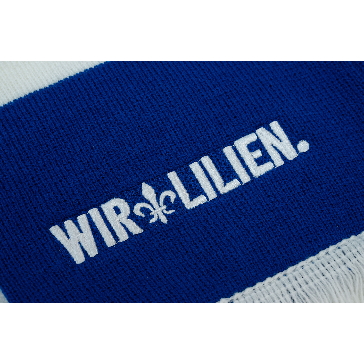 Balkenschal bestickt 2x Logostick
