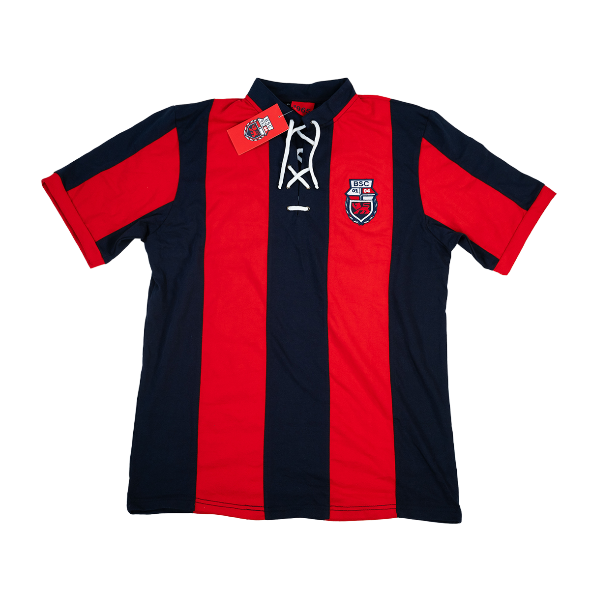 Retro Shirt Streifen aus Baumwolle