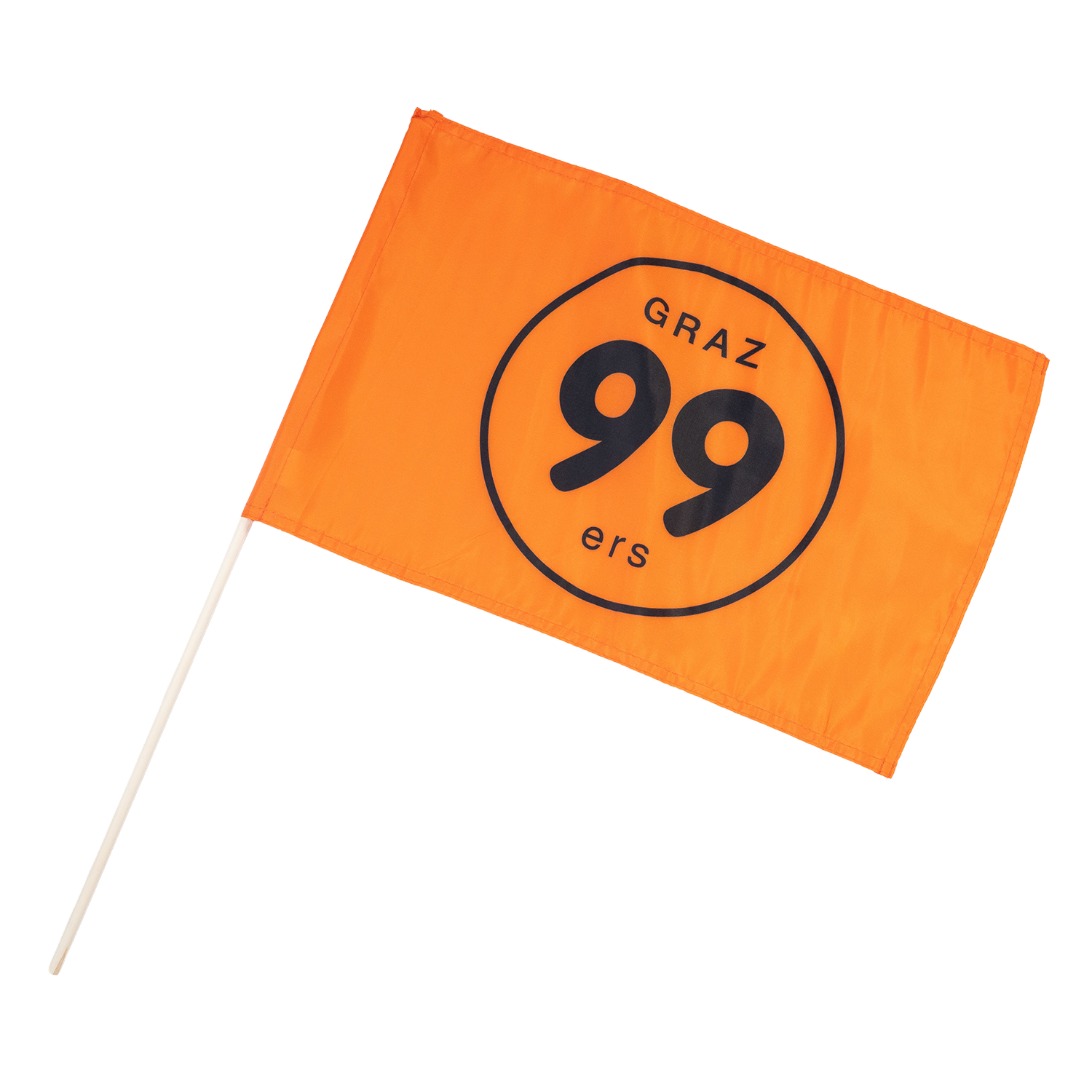 Stockfahne individuell  30x45 cm