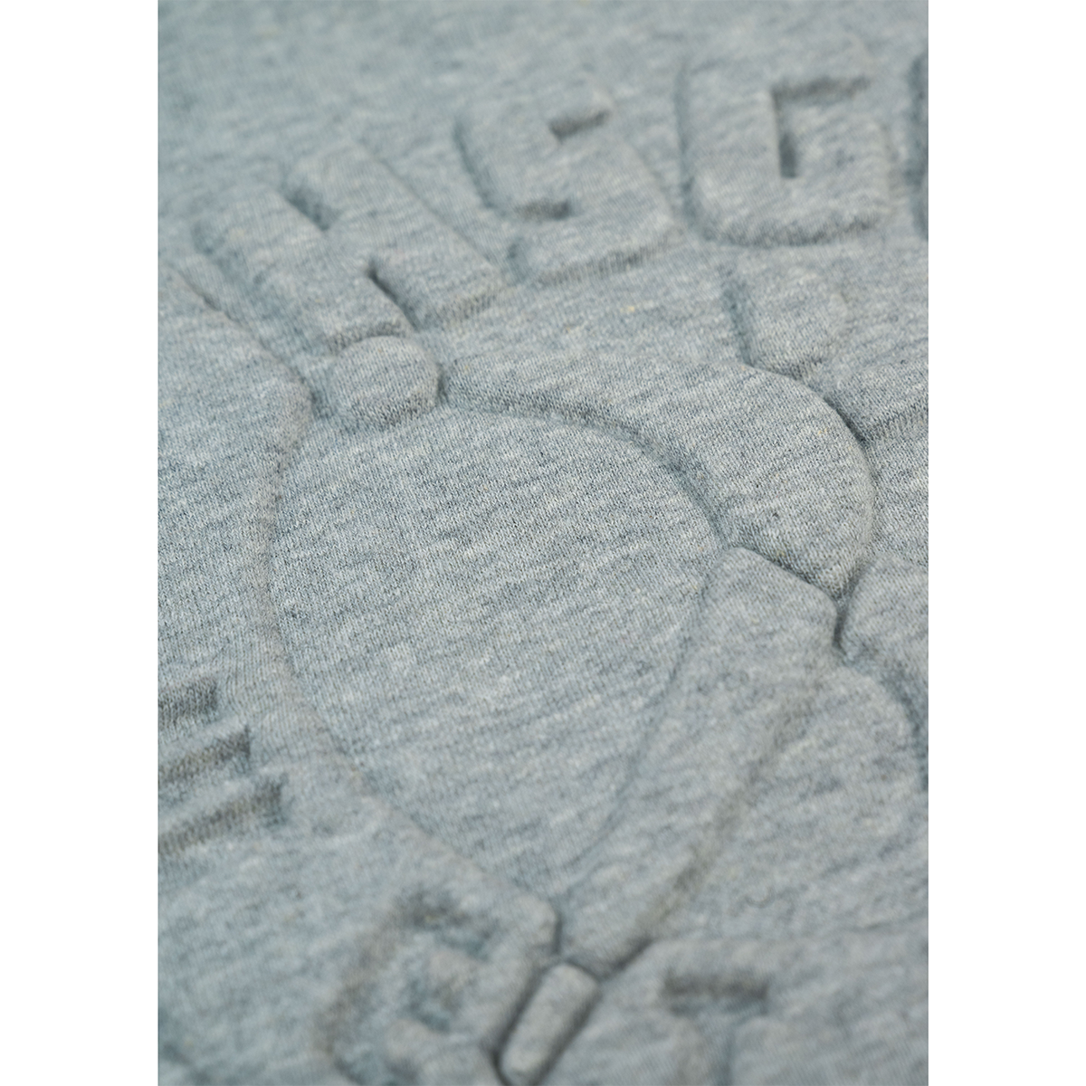 Hoodie mit geprägtem Logo