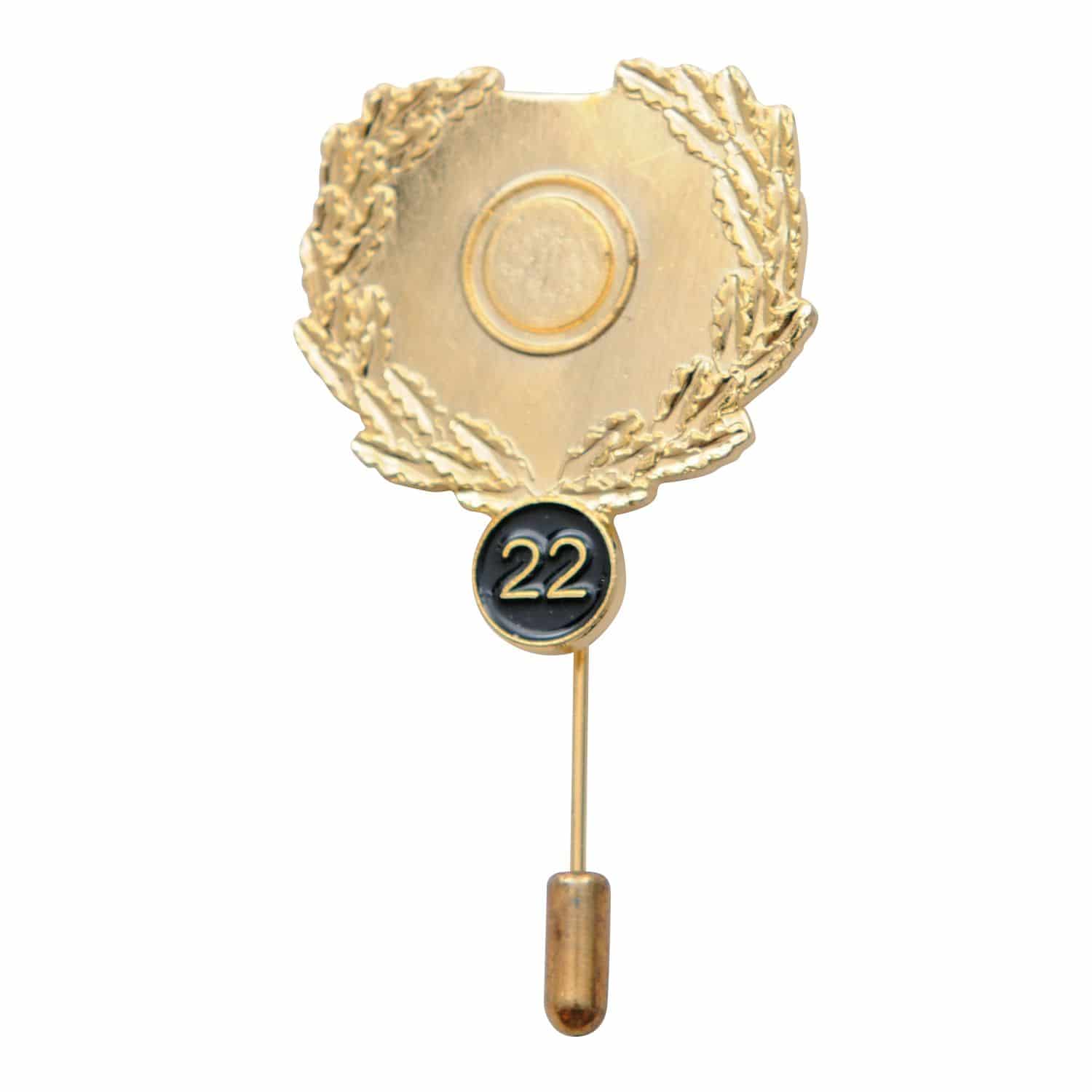 Nadel Jubiläum mit Kranz geprägt - Ehrennadel