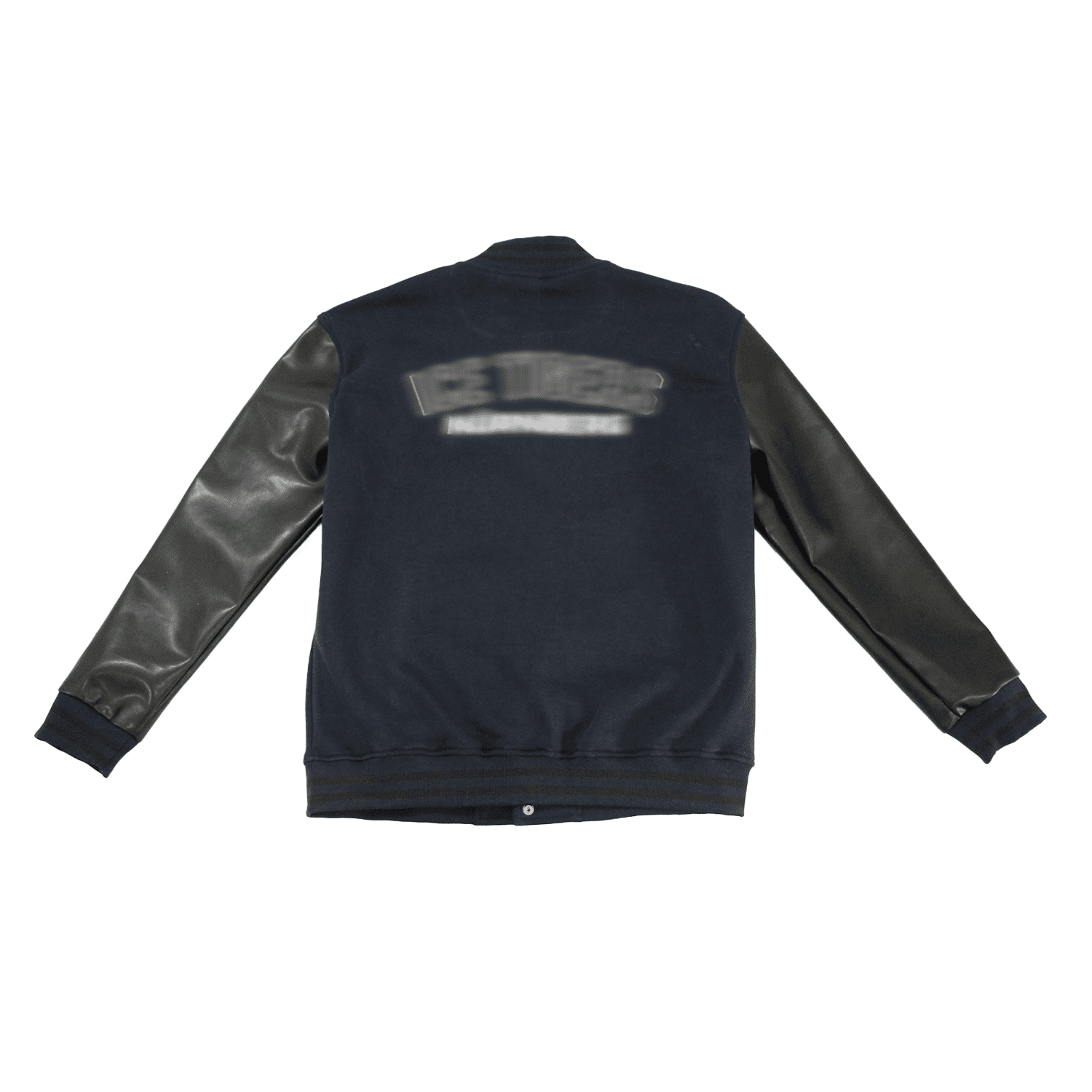 Collegejacke / Baseballjacke mit Ärmeln aus Kunstleder