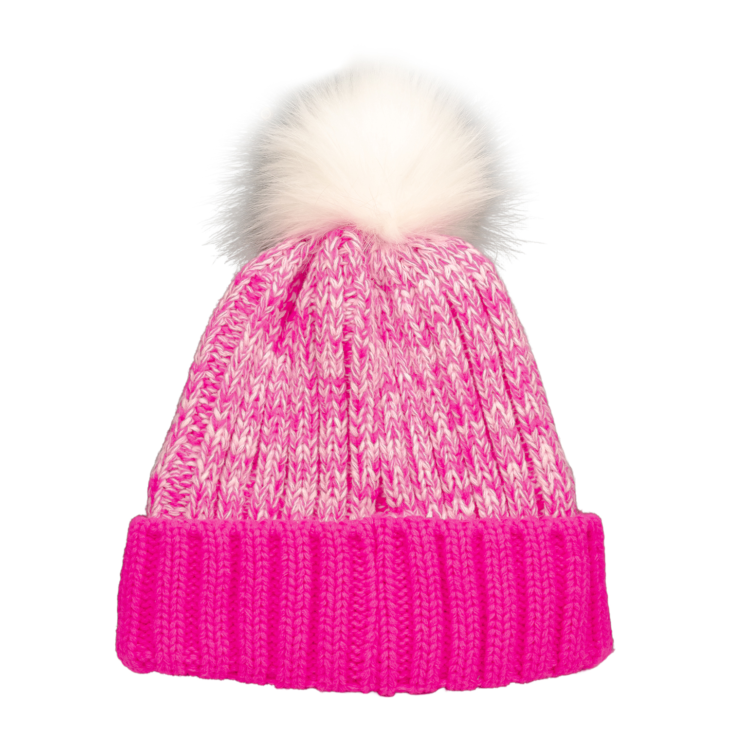 Pudelmütze Flames mit Ladies Pompom innen Fleeceband