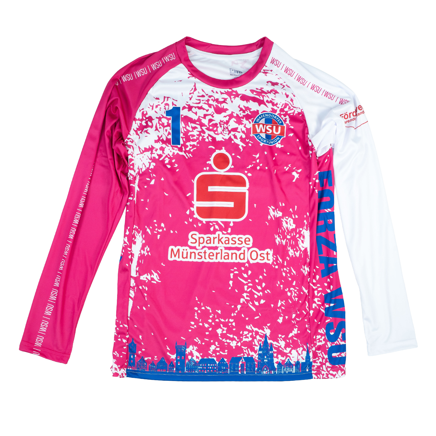 Funktionsshirt Polyester Langarm
