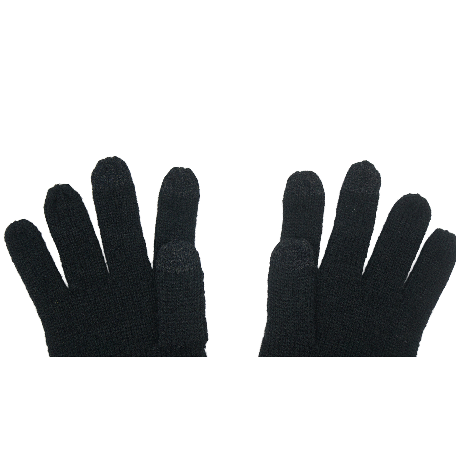 Handschuh gestrickt, mit Touch u. Weblabel