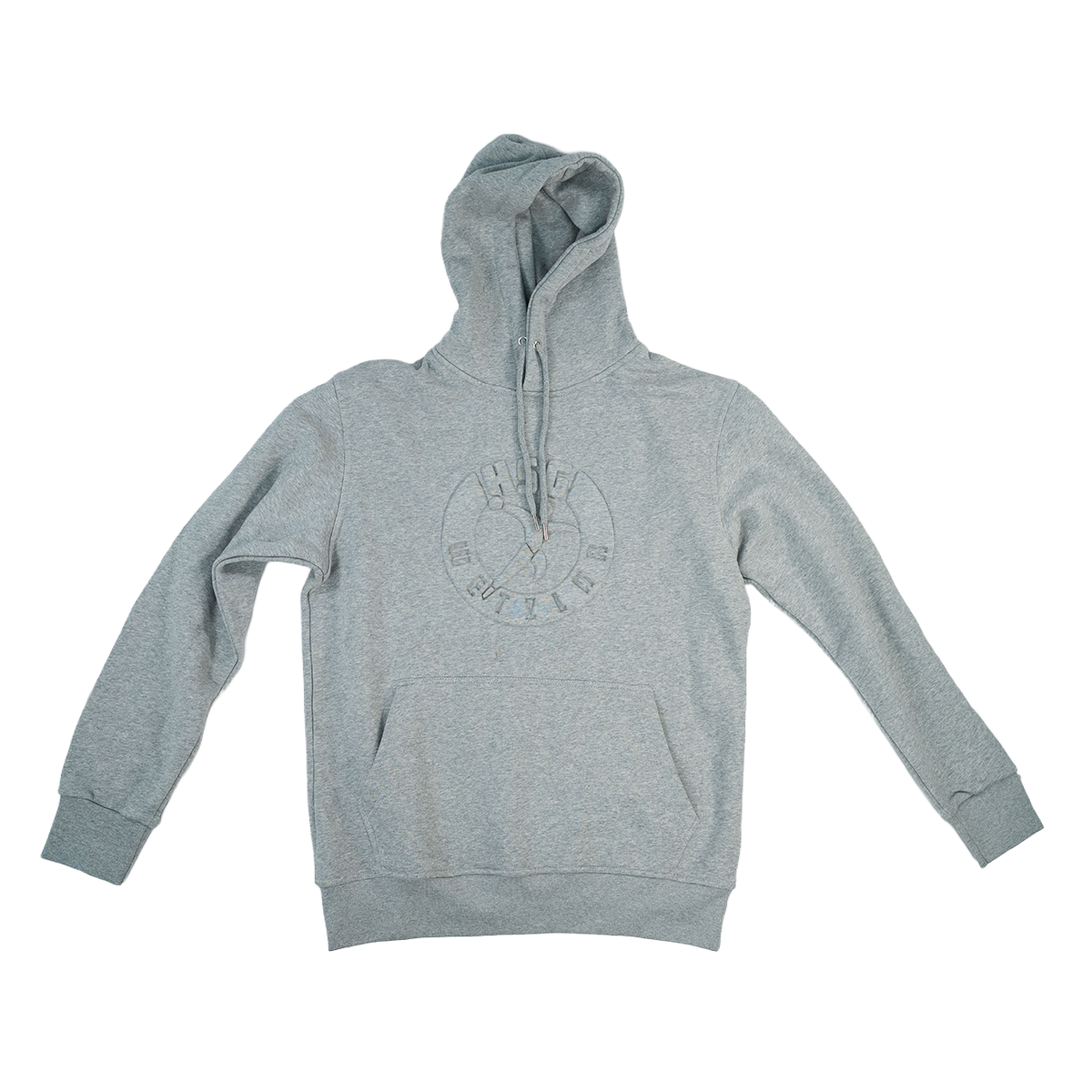 Hoodie mit geprägtem Logo
