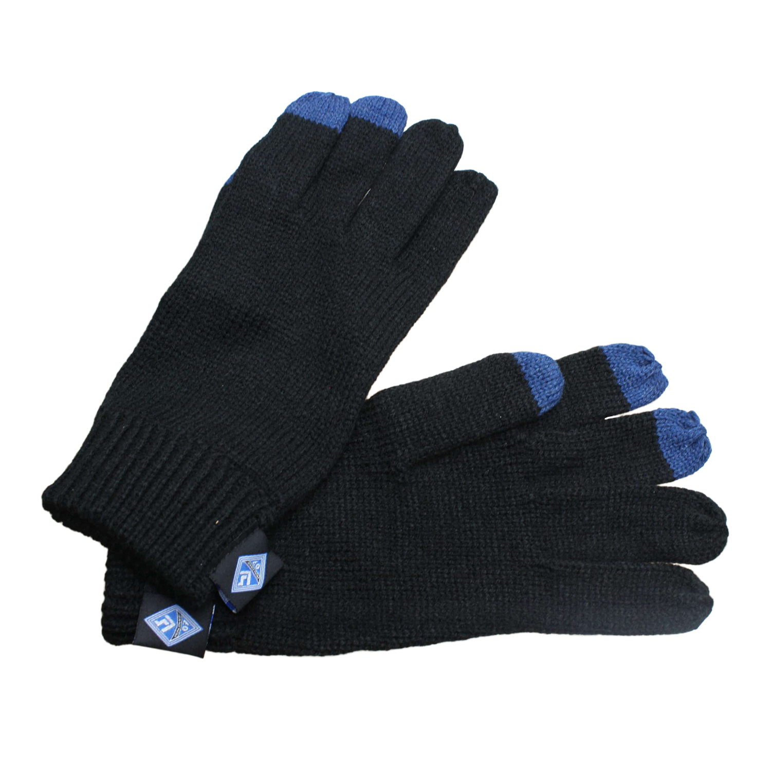 Handschuh gestrickt, mit Touch u. Weblabel