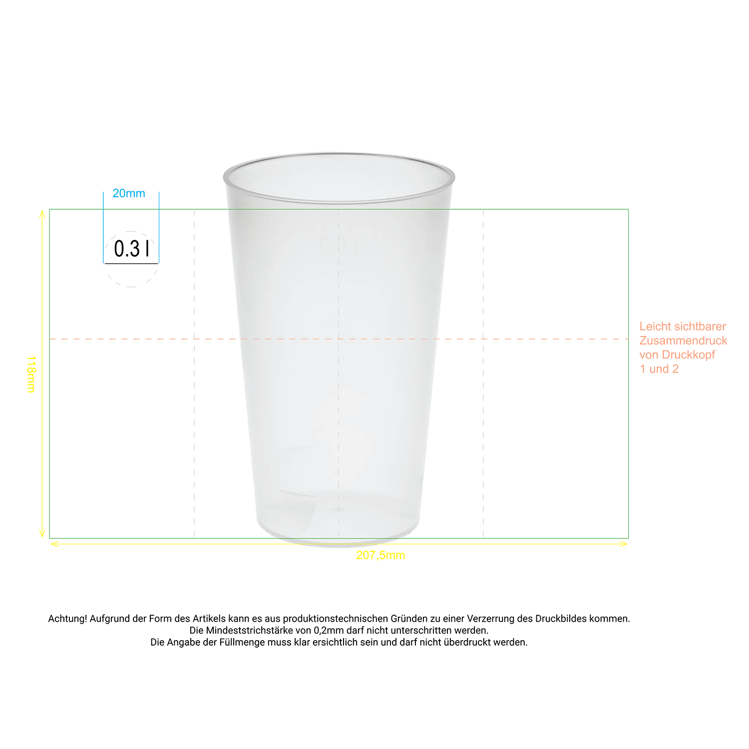 Trinkbecher 0,3 L